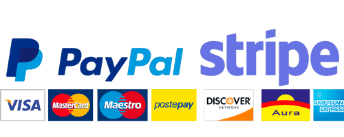 Pagamenti sicuri con PayPal e Stripe